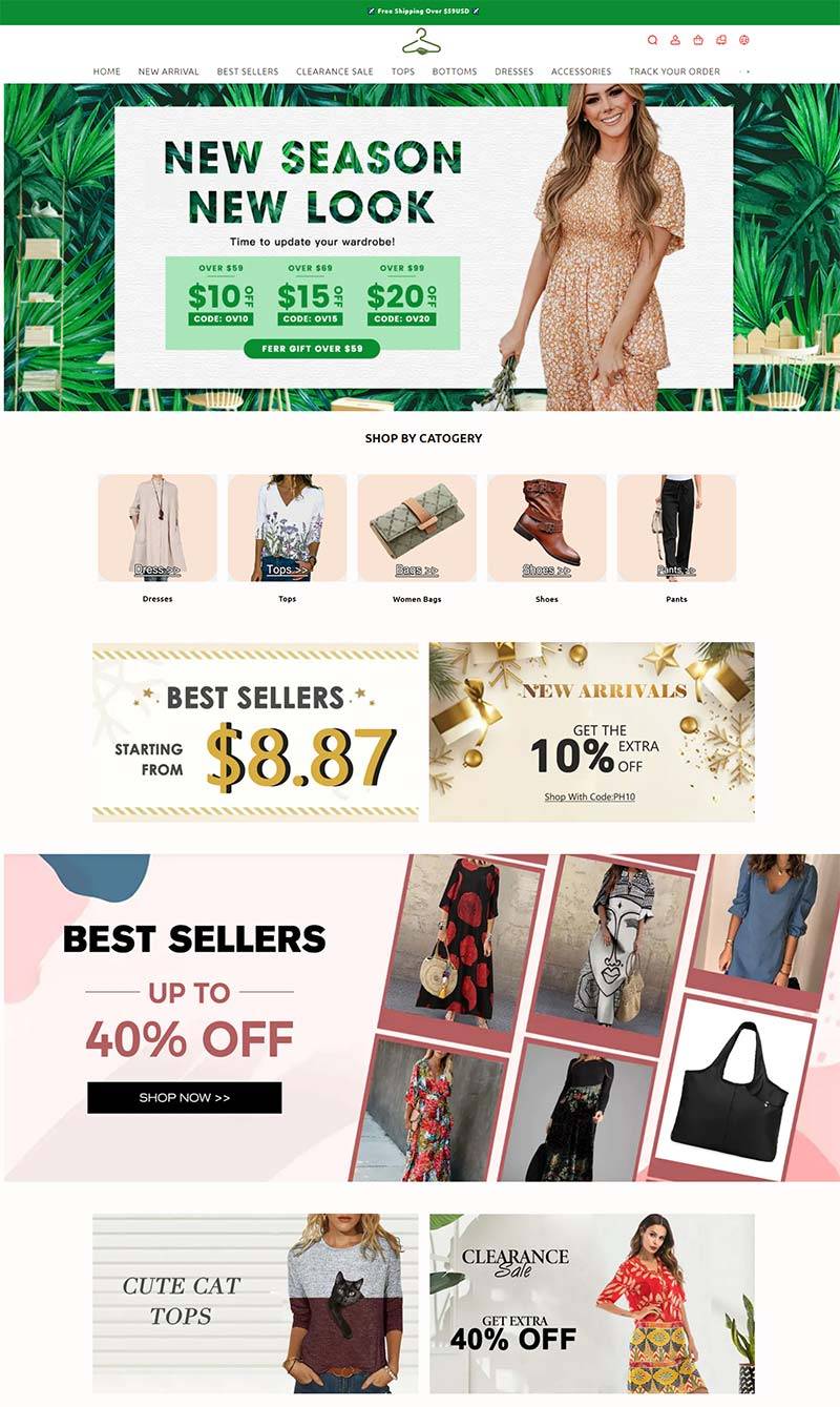Ablueroof 中国时尚女装品牌跨境购物网站