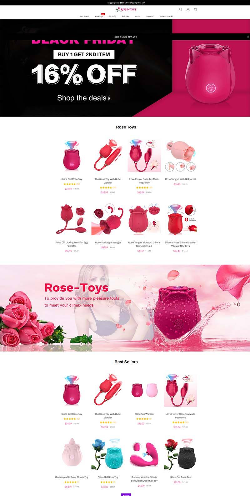 Rose-Toy-Shop 美国女性成人玩具购物网站