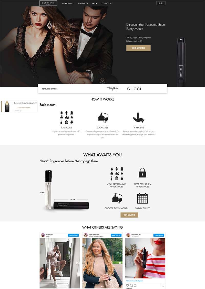 Scent & Co 英国高端香水品牌购物网站