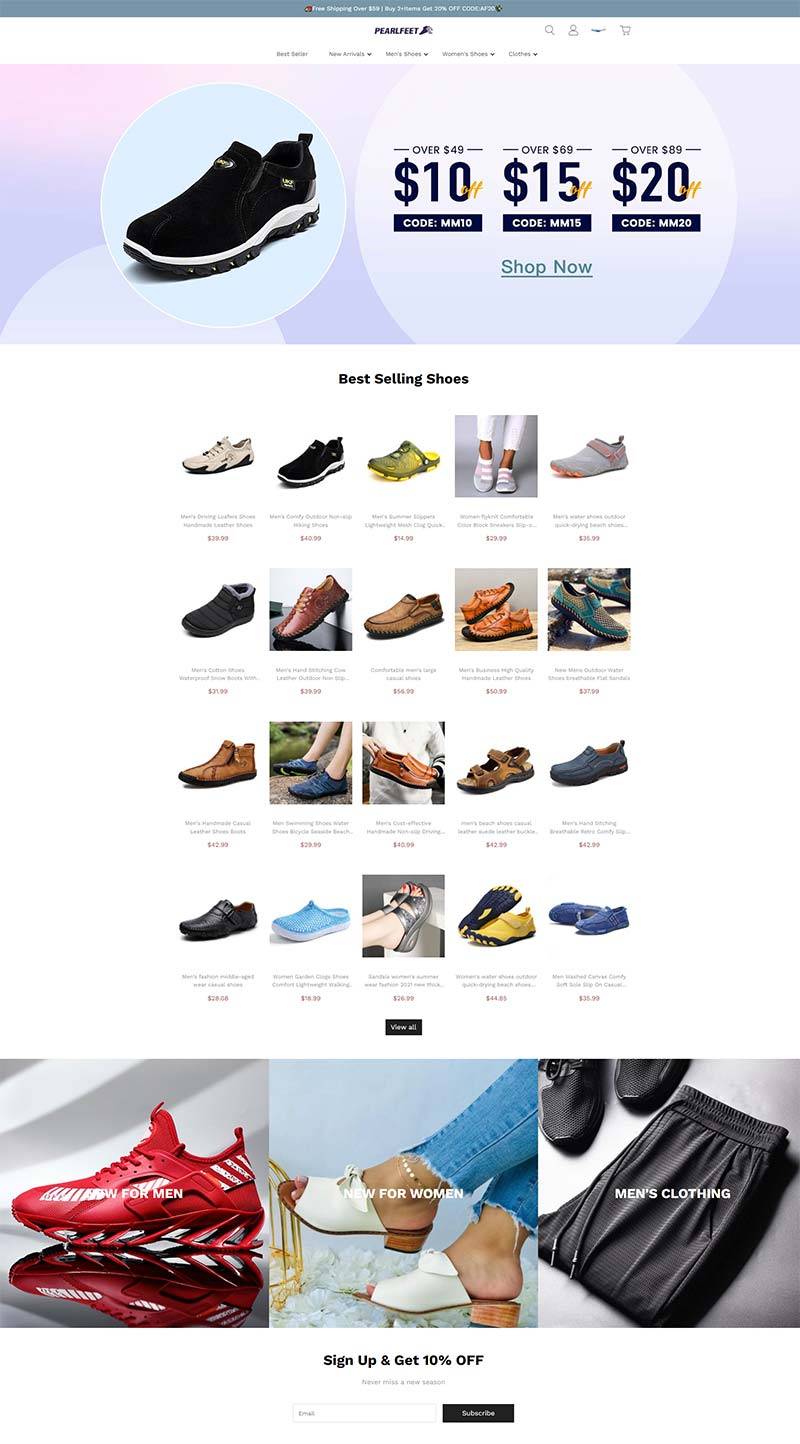 Pearlfeet 中国时尚鞋履跨境购物网站
