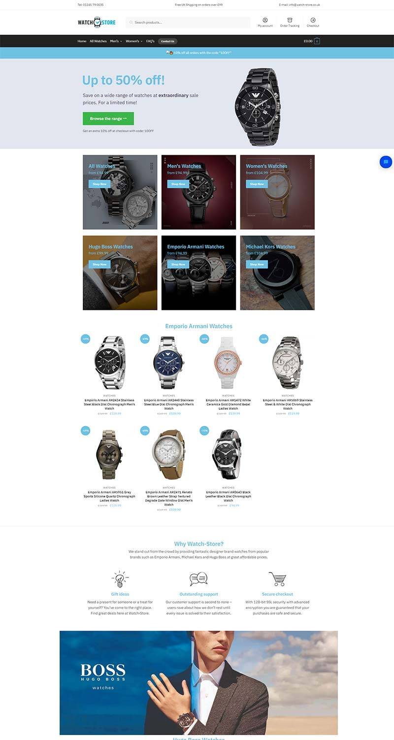 Watch-Store 英国品牌手表购物网站