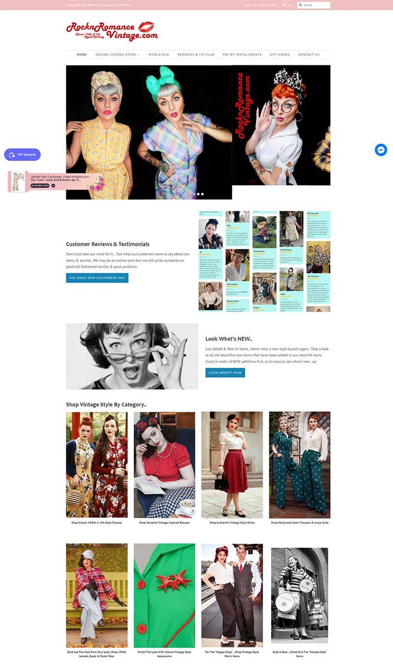 RocknRomance Vintage 英国复古女装品牌购物网站
