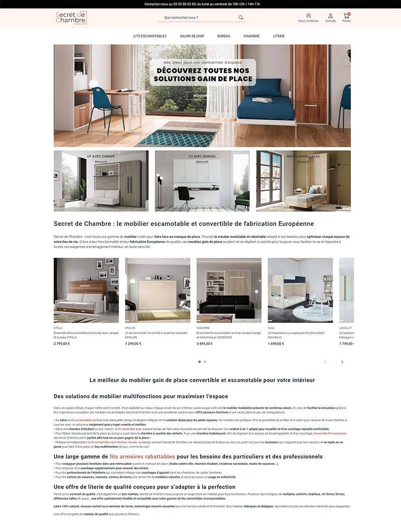 Secret de Chambre 法国折叠式家具品牌购物网站