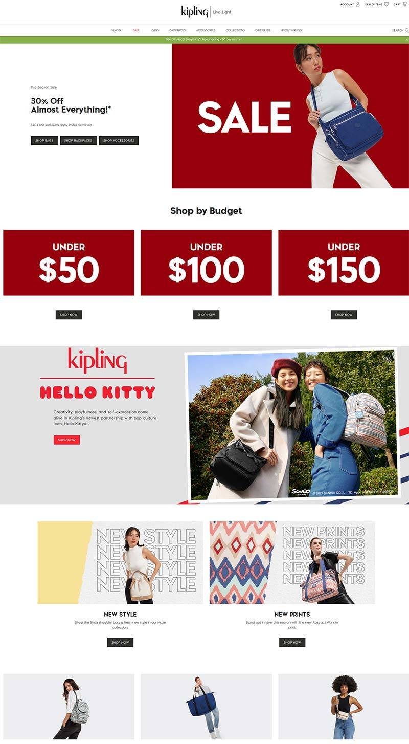 Kipling AU 比利时时尚箱包品牌澳洲官网