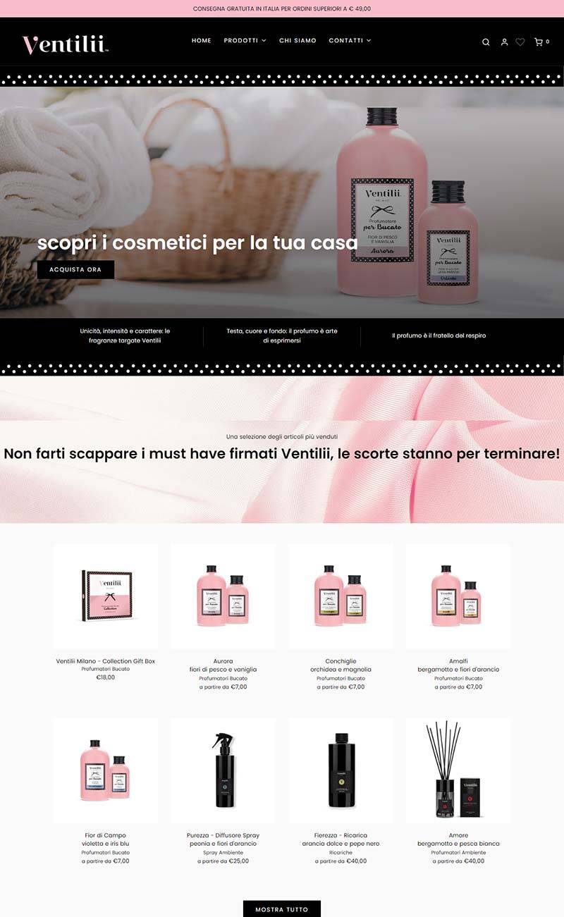 Ventilii Milano 意大利衣物护理产品购物网站