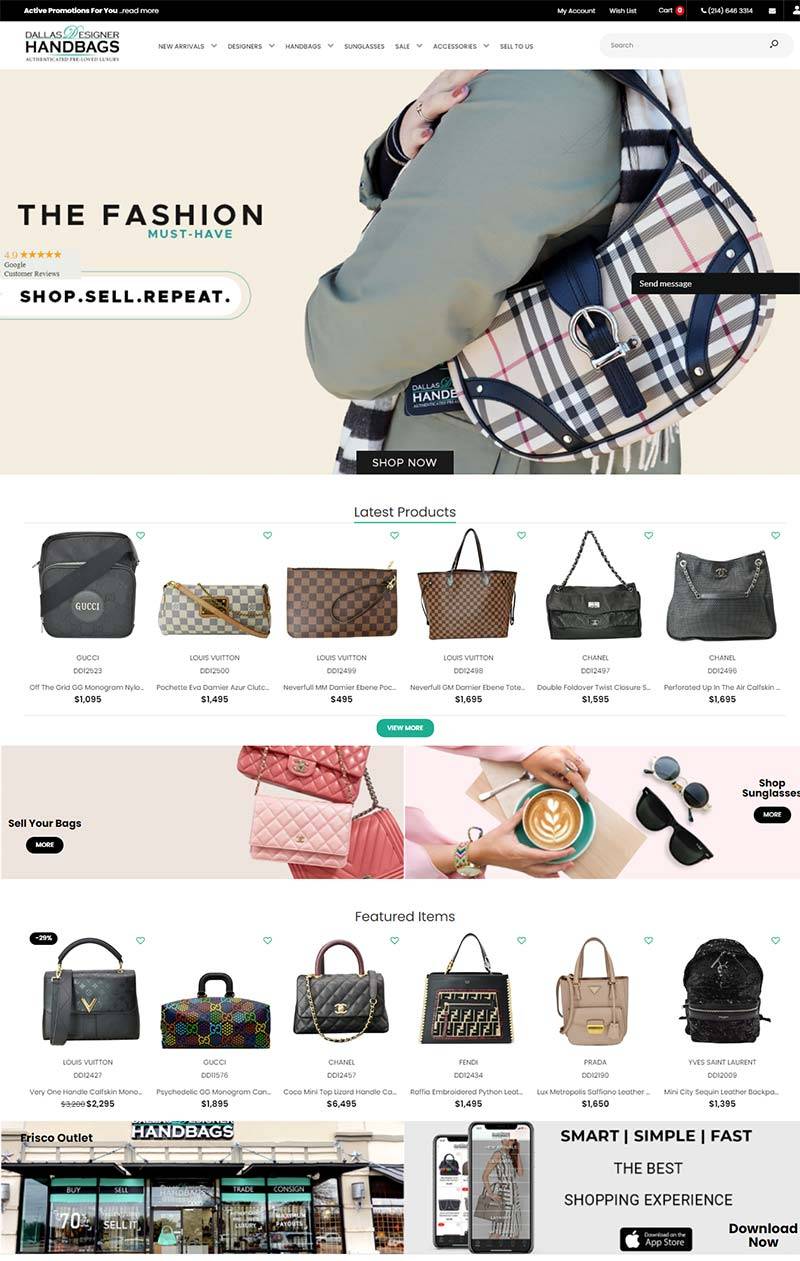 Dallas Designer Handbags 美国二手名牌手袋交易网站