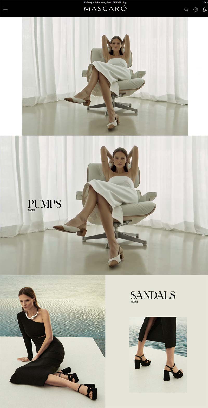Mascaro 西班牙手工女鞋品牌购物网站