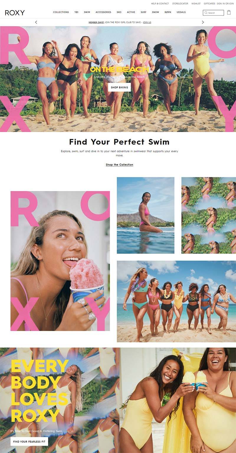 Roxy DK 澳大利亚海滩生活品牌丹麦官网