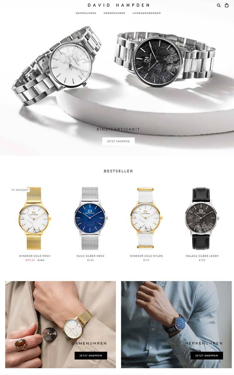 David Hampden 德国高端手表品牌购物网站