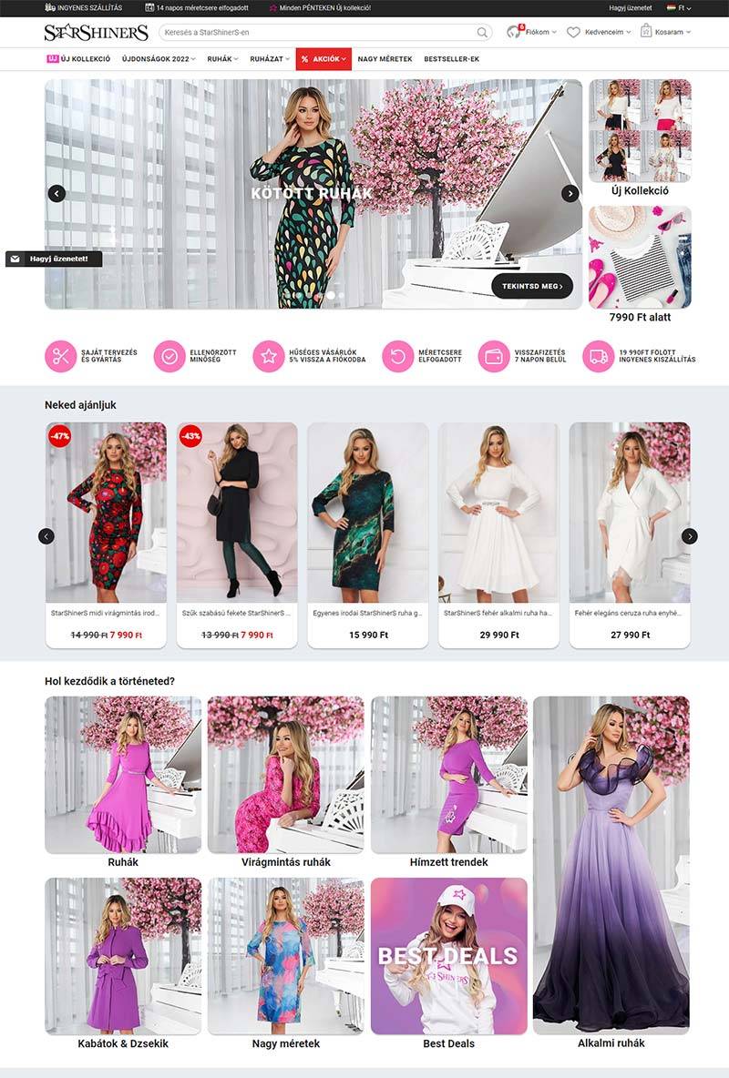 StarShinerS 匈牙利时尚女装购物网站