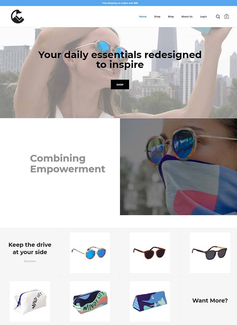 Conquer Life Co 美国时尚眼镜品牌购物网站