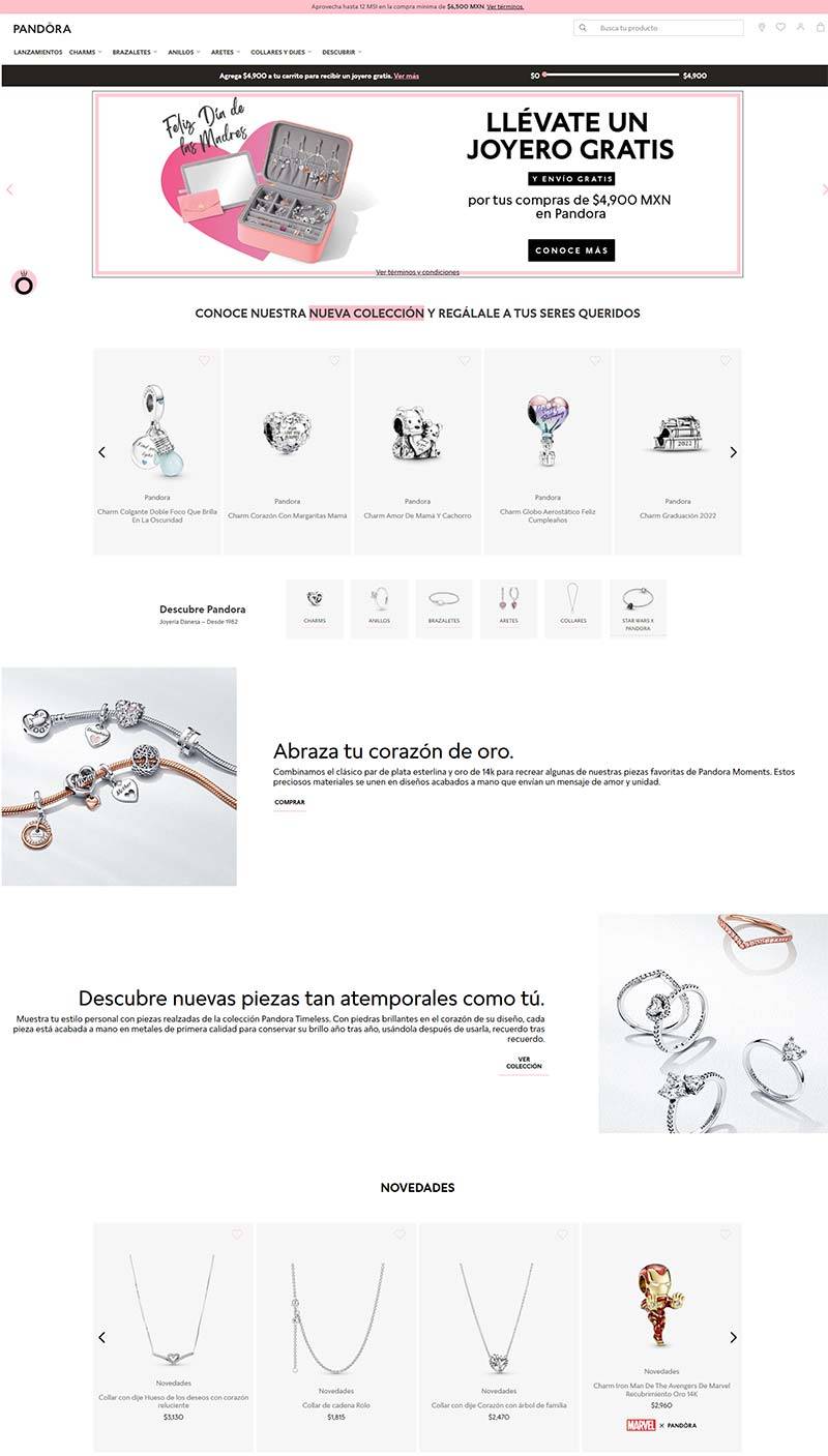 Pandora MX 丹麦潘多拉珠宝品牌墨西哥官网