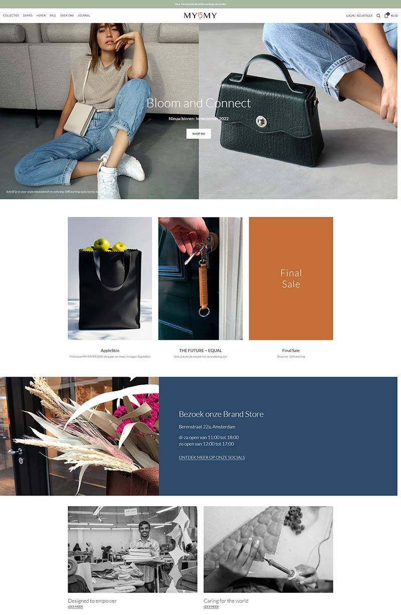 MYoMY 荷兰时尚手工包包品牌购物网站