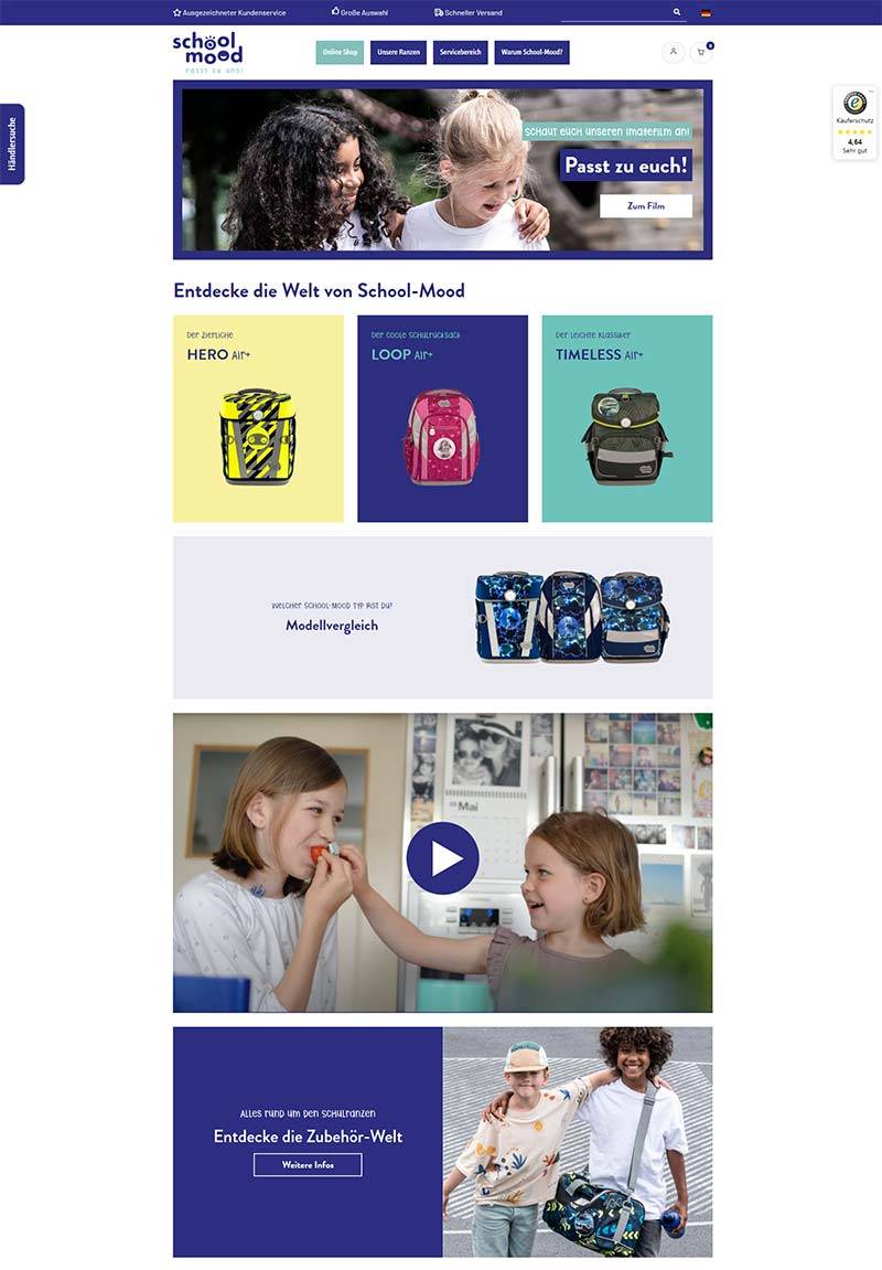 School-Mood 德国儿童学习书包品牌购物网站