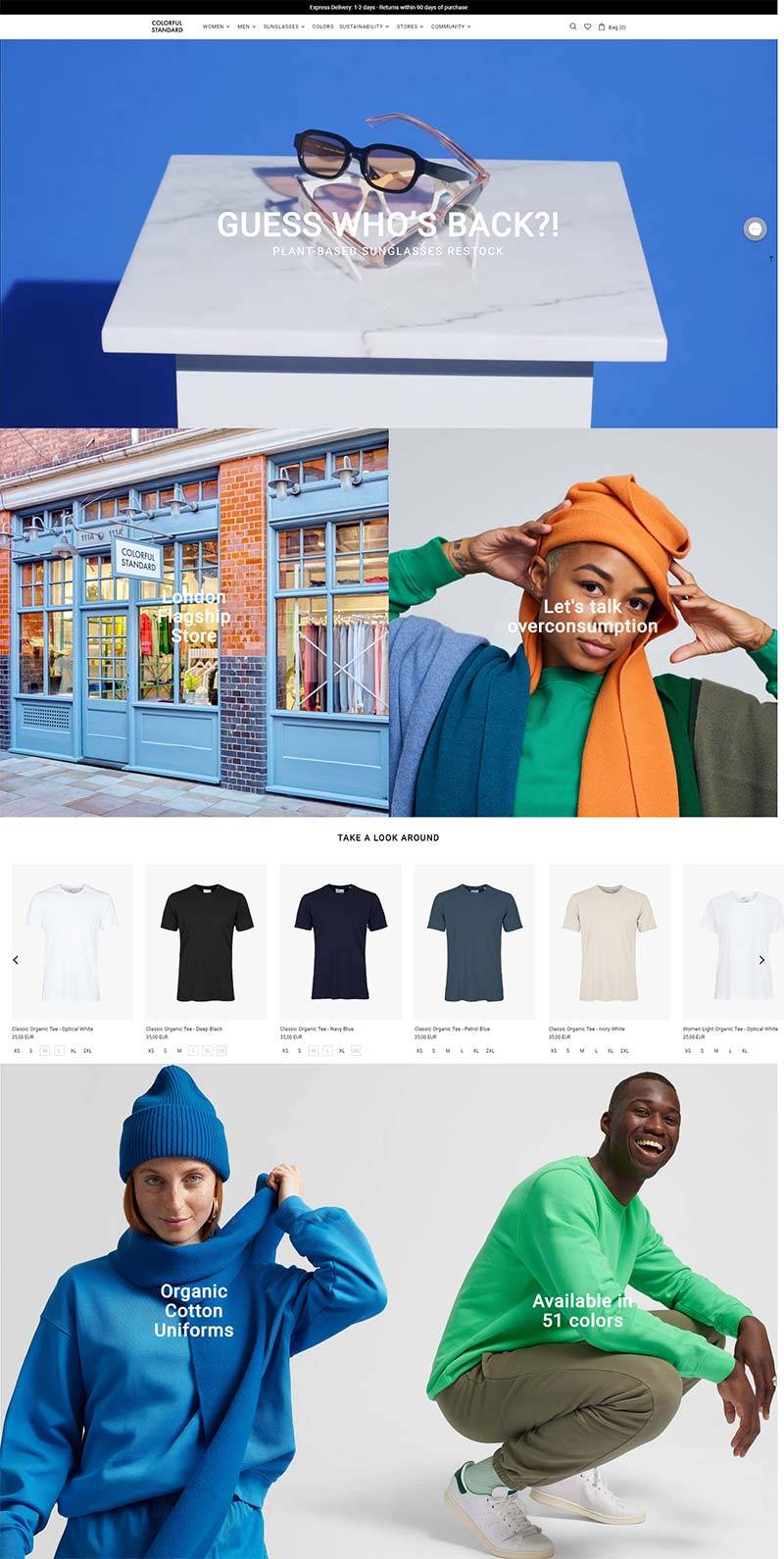 Colorful Standard 丹麦简约休闲服饰品牌购物网站