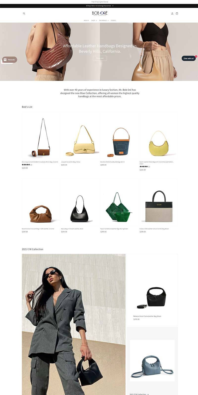 Bob Oré 美国手工包袋品牌购物网站
