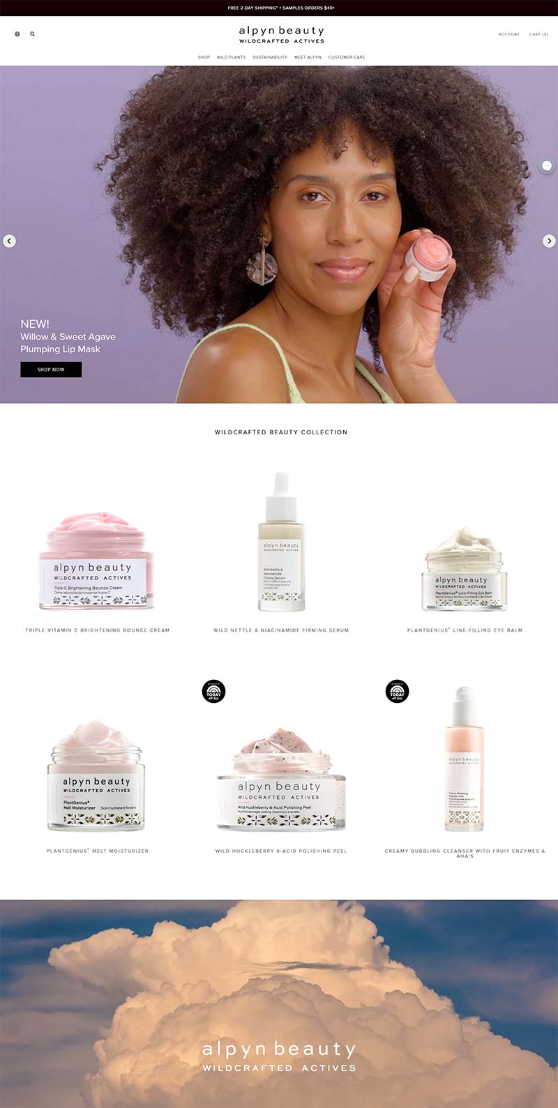Alpyn Beauty 美国天然植物护肤品购物网站