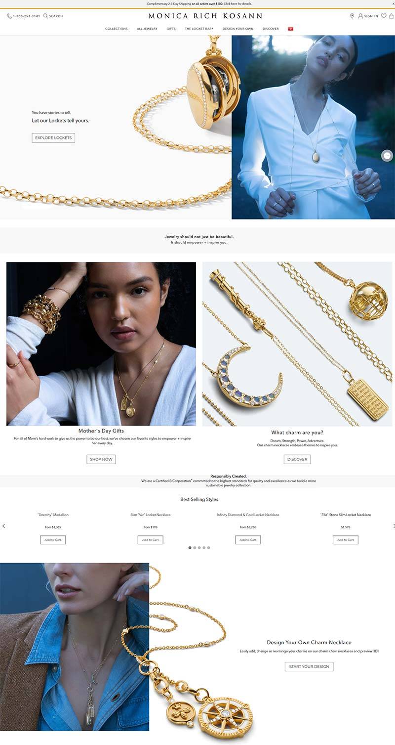 Monica Rich Kosann 美国设计师珠宝品牌购物网站