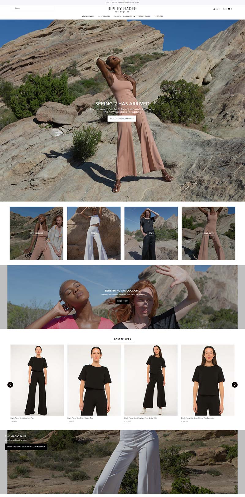 Ripley Rader 美国时尚女性连体衣品牌购物网站