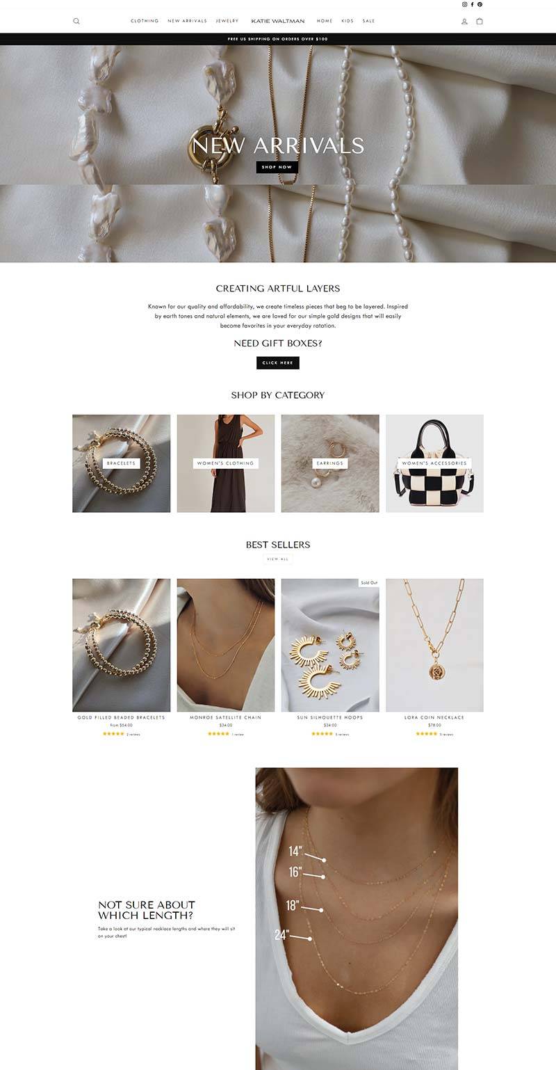Katie Waltman Jewelry 美国时尚珠宝饰品购物网站