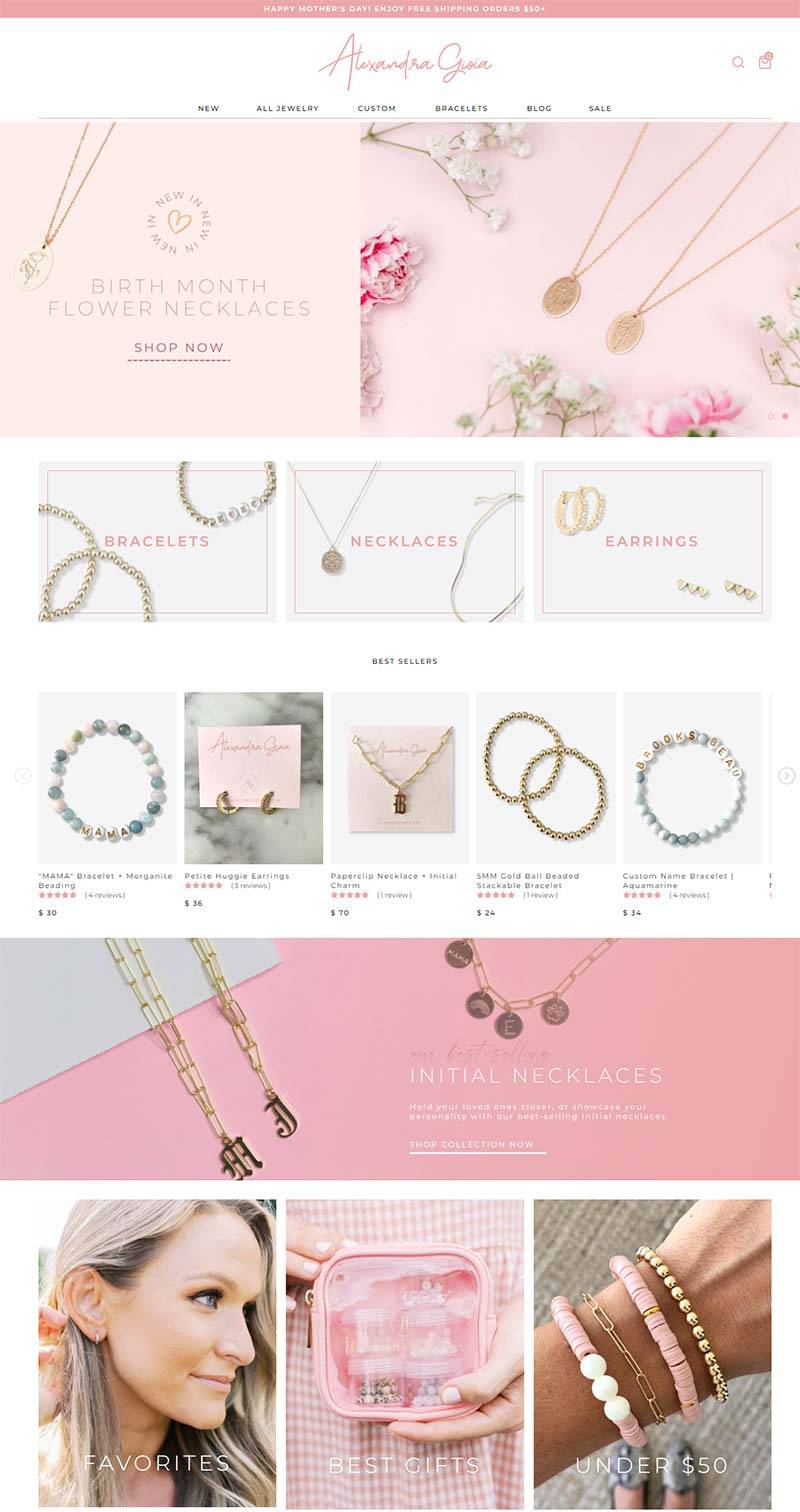 Alexandra Gioia 美国设计师珠宝品牌购物网站