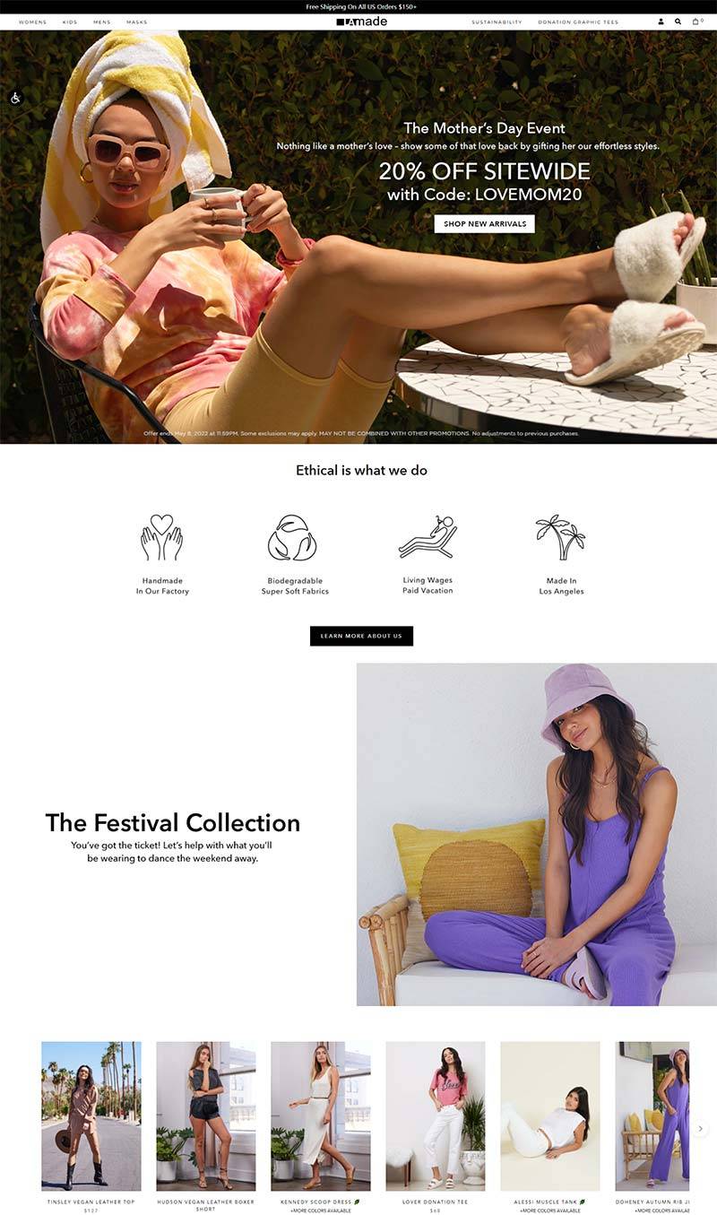 LAmade Clothing 美国时尚服饰品牌购物网站