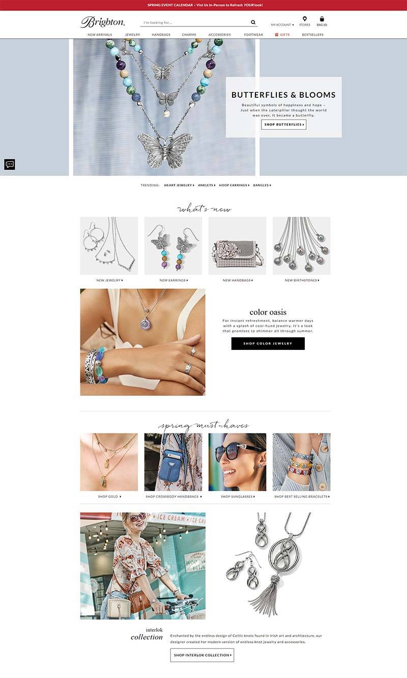 Brighton 美国时尚女性配饰品牌购物网站