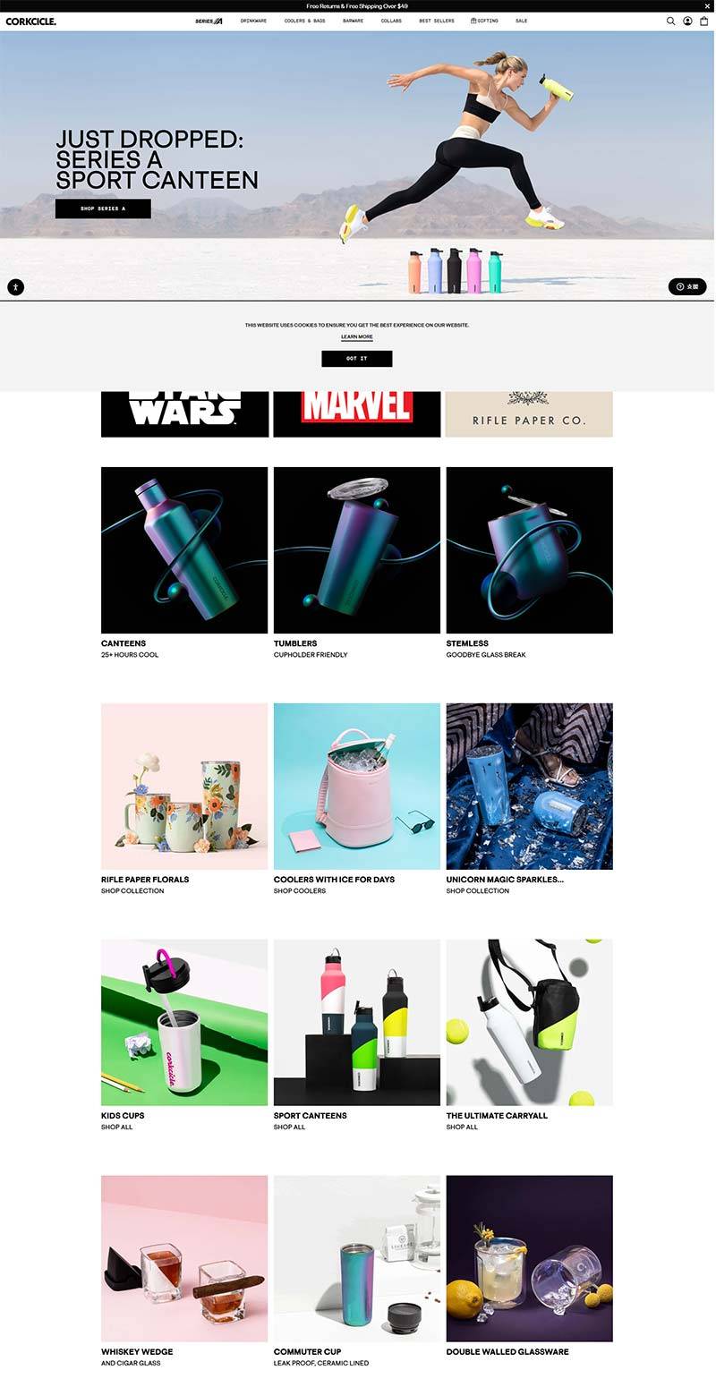 Corkcicle 美国冷却/保温杯品牌购物网站