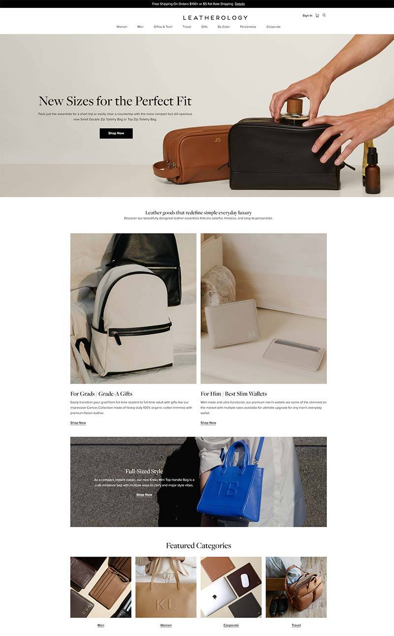 Leatherology 美国奢华包袋品牌购物网站