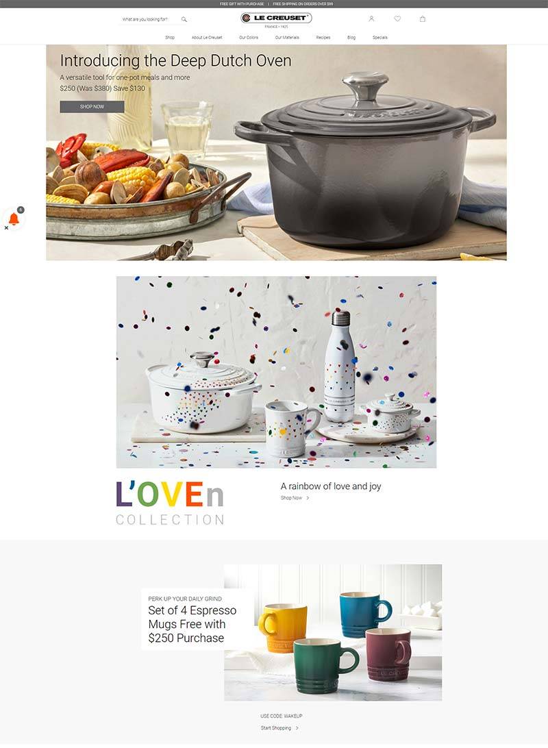 Le Creuset 法国搪瓷炊具品牌购物网站