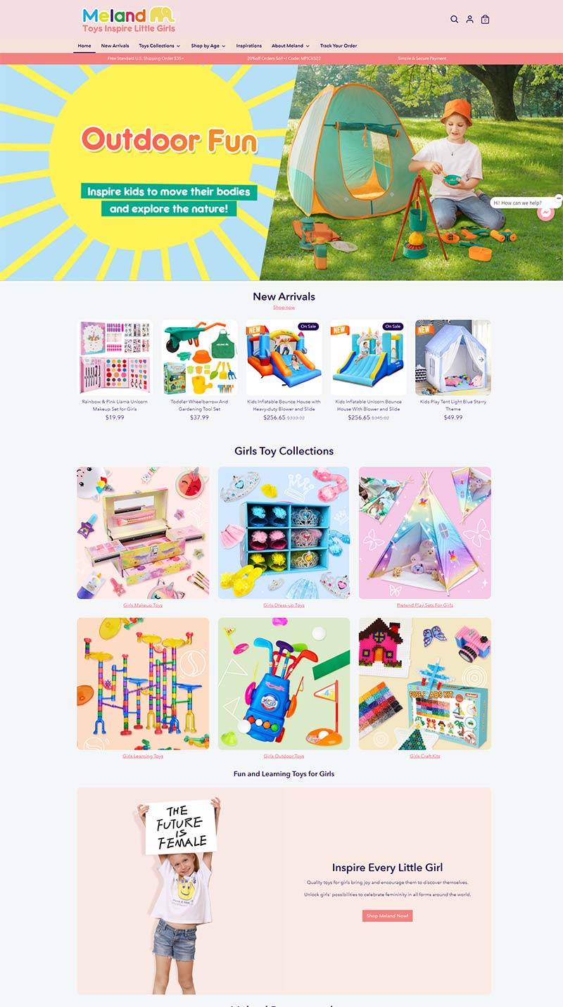 Meland 美国儿童教育玩具品牌购物网站