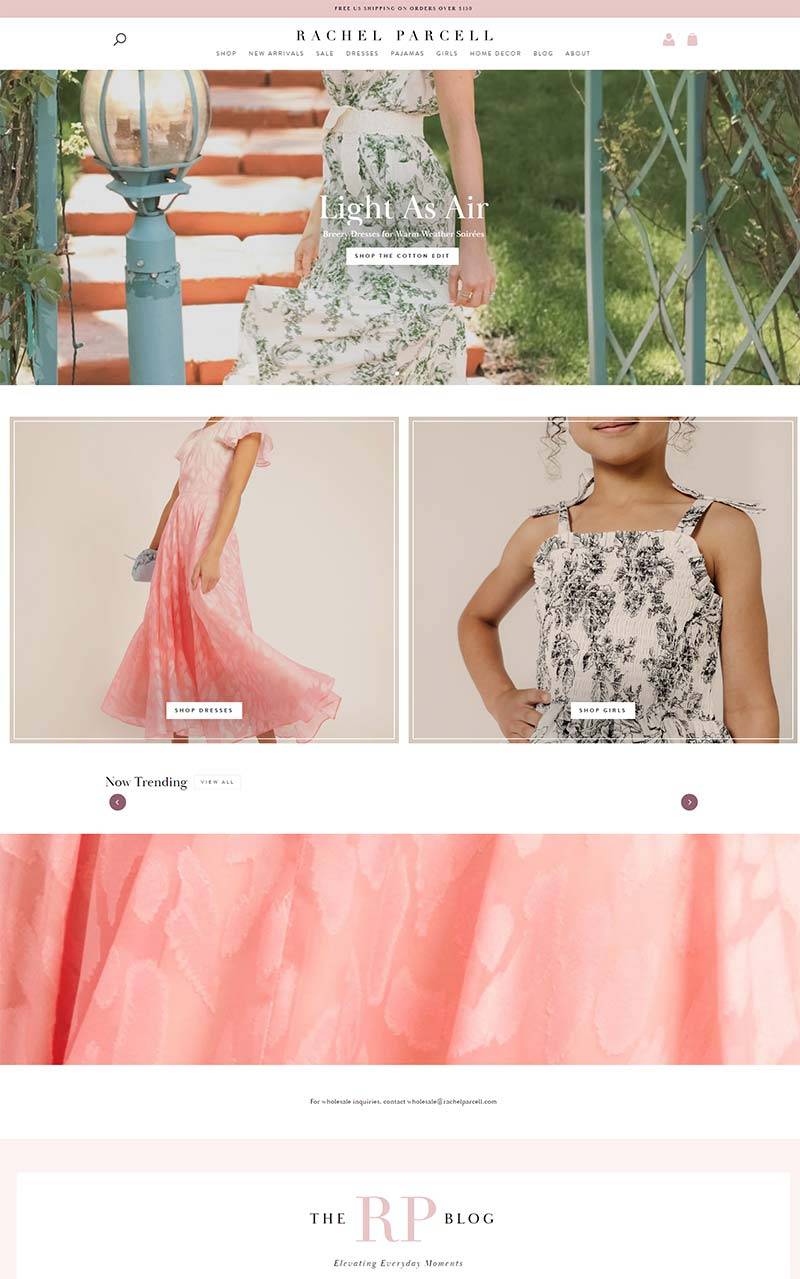 Rachel Parcell 美国时尚生活女装购物网站