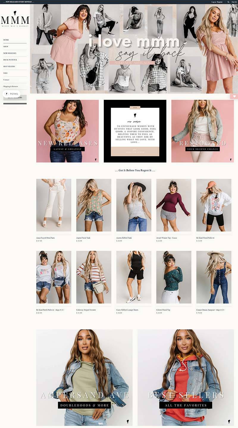 Mindy Mae's Market 美国精品女装购物网站