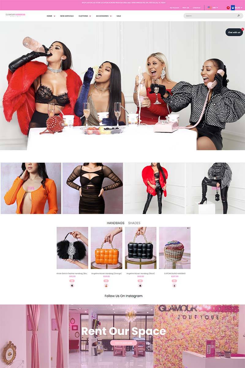 Glamour Goddess Boutique 美国女装时尚品牌购物网站