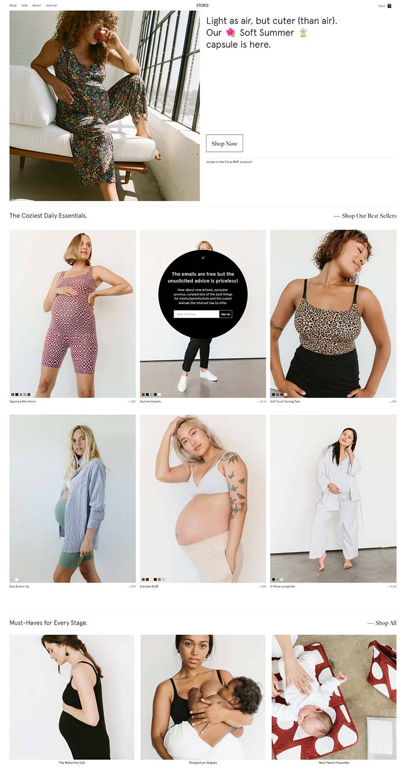 Storq 美国孕妇装品牌购物网站