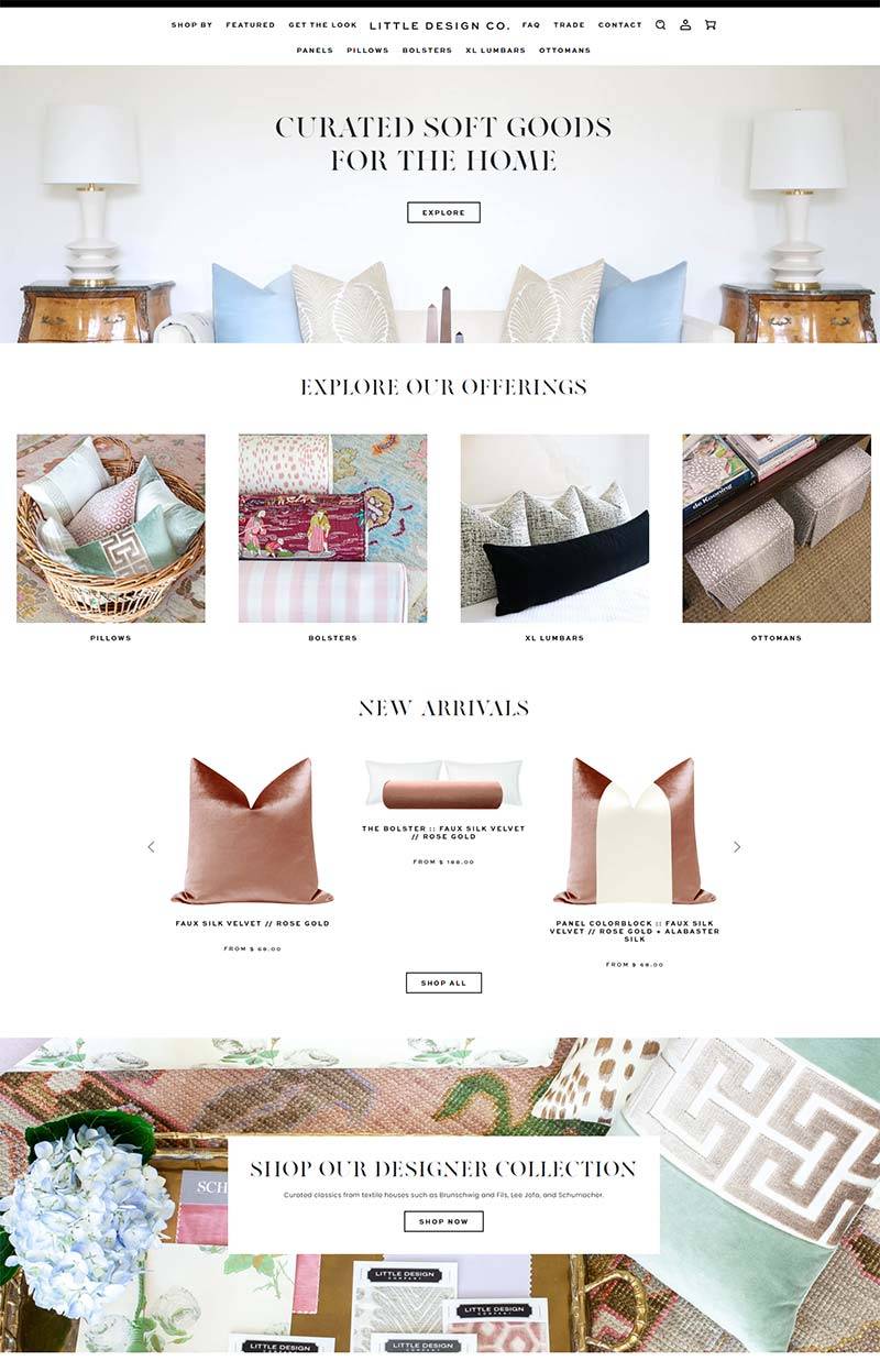 Little Design Co 美国精品纺织装饰购物网站