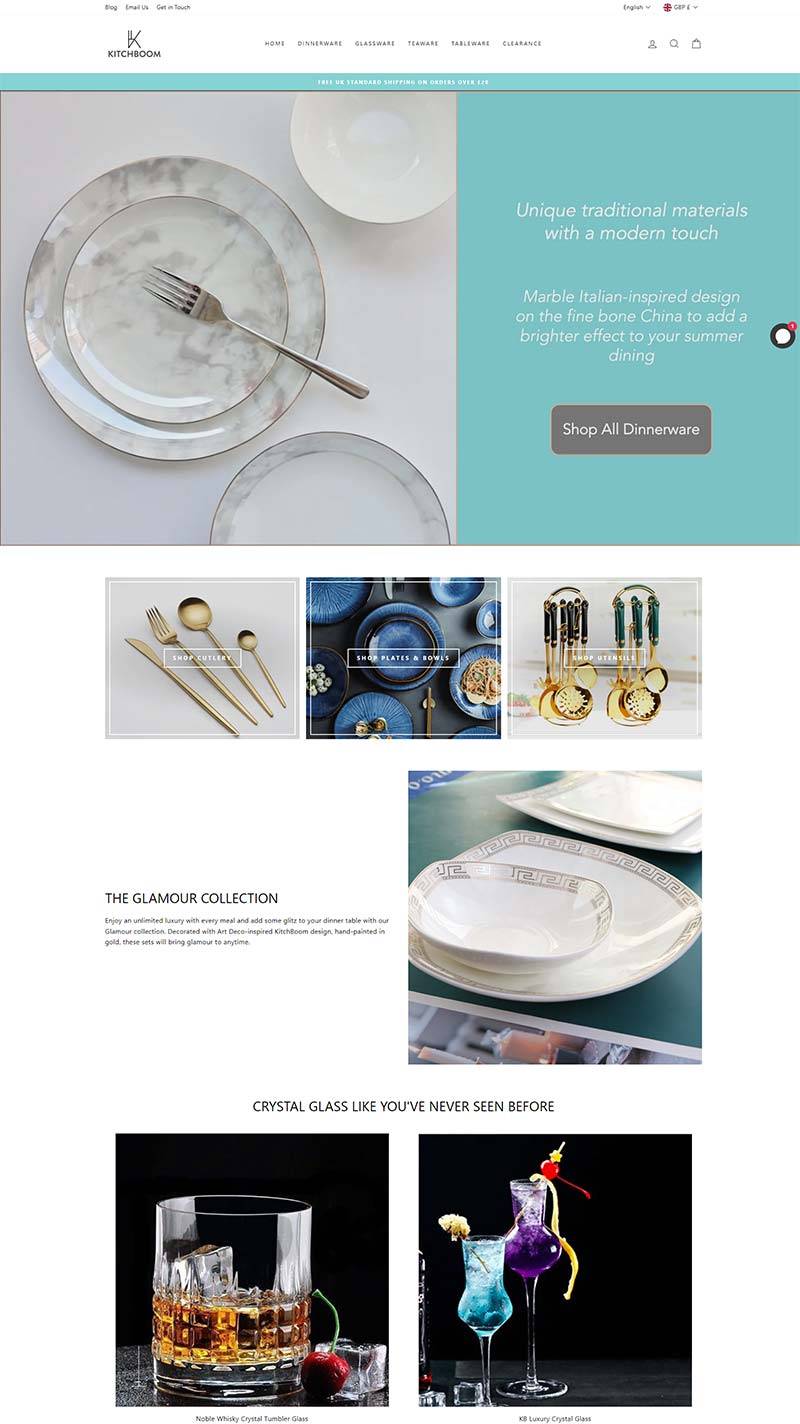 KitchBoom 英国陶瓷杯具购物网站