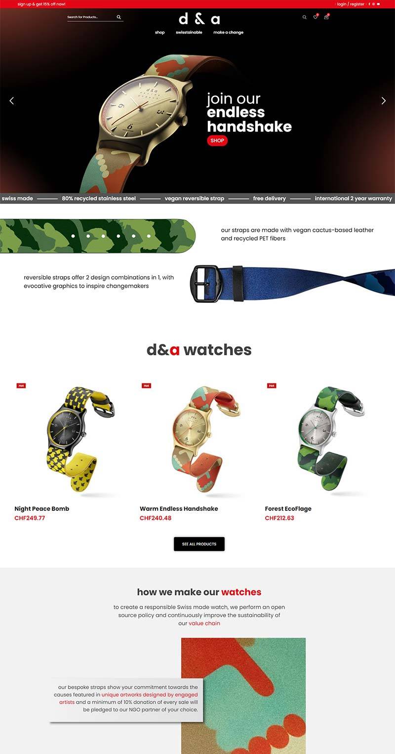 d & a 瑞士高端手表品牌购物网站
