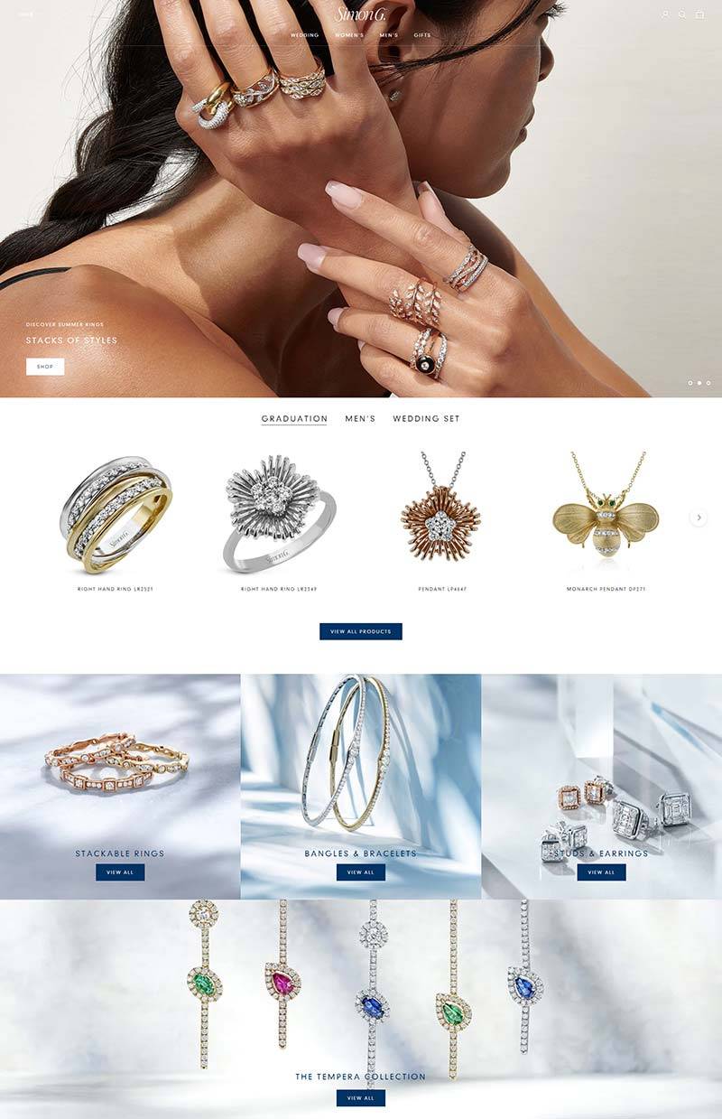 Simon G Jewelry 美国手工珠宝品牌购物网站