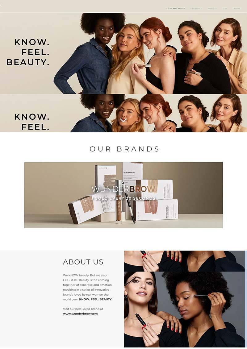 KF Beauty 美国原创美妆品牌购物网站