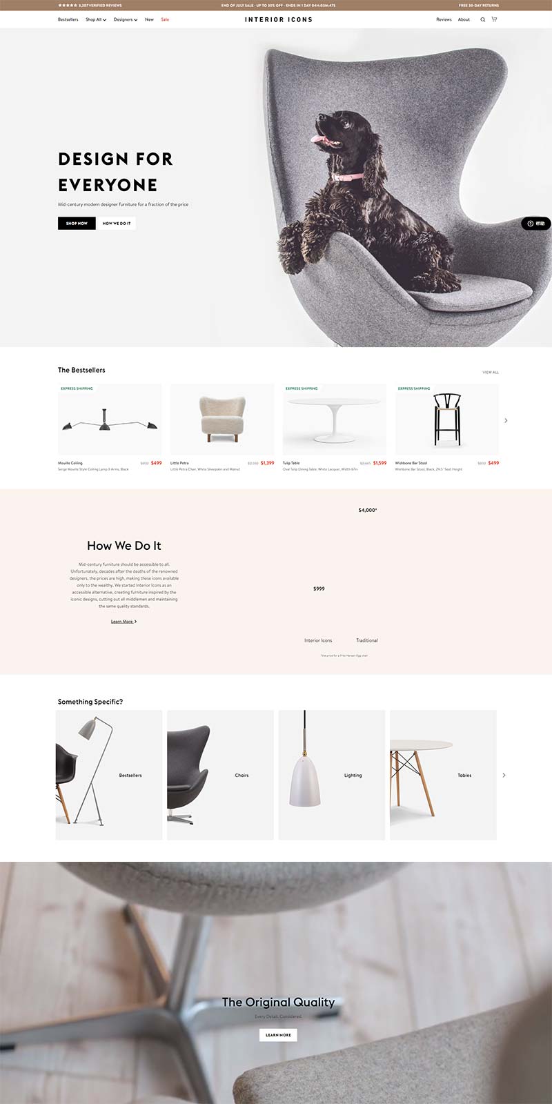 Interior Icons 美国设计师家具品牌购物网站