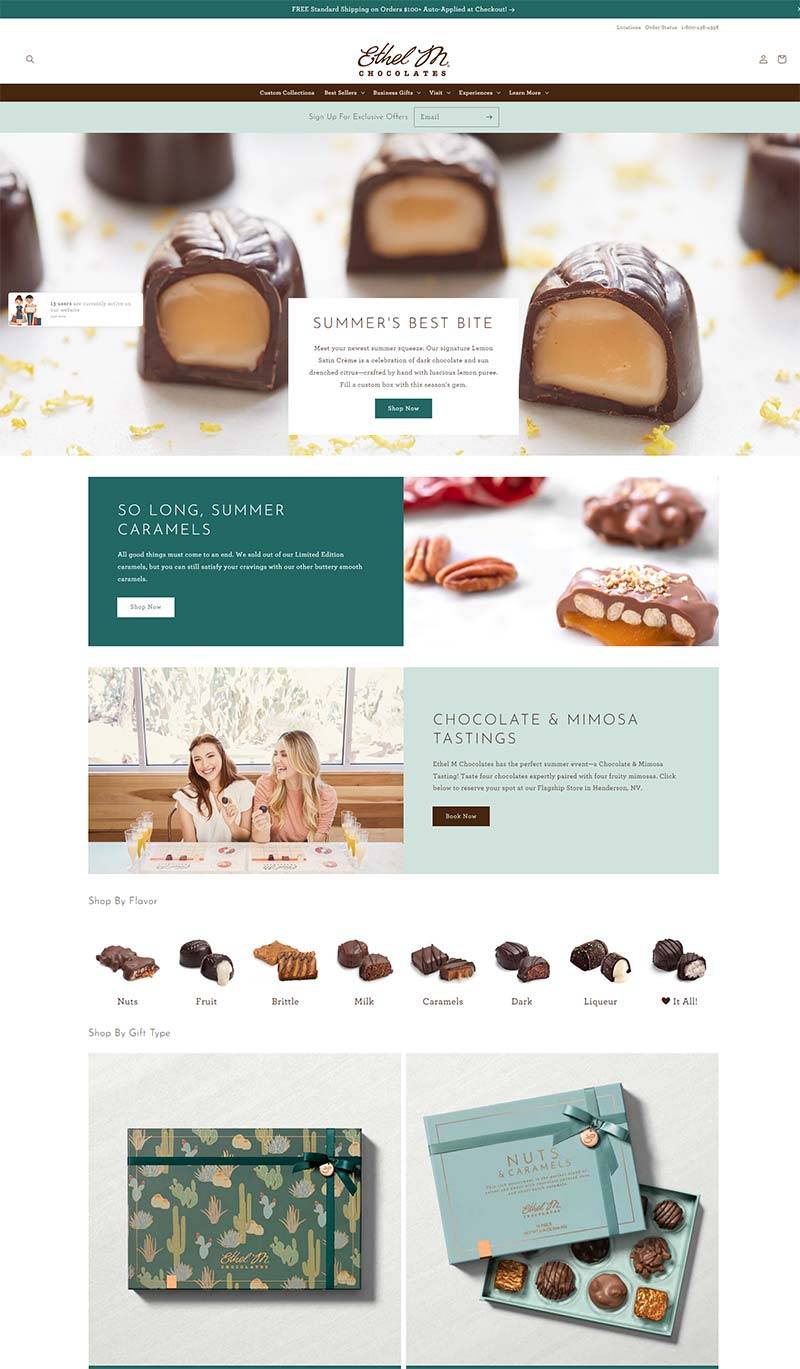 Ethel M Chocolates 美国优质巧克力品牌购物网站