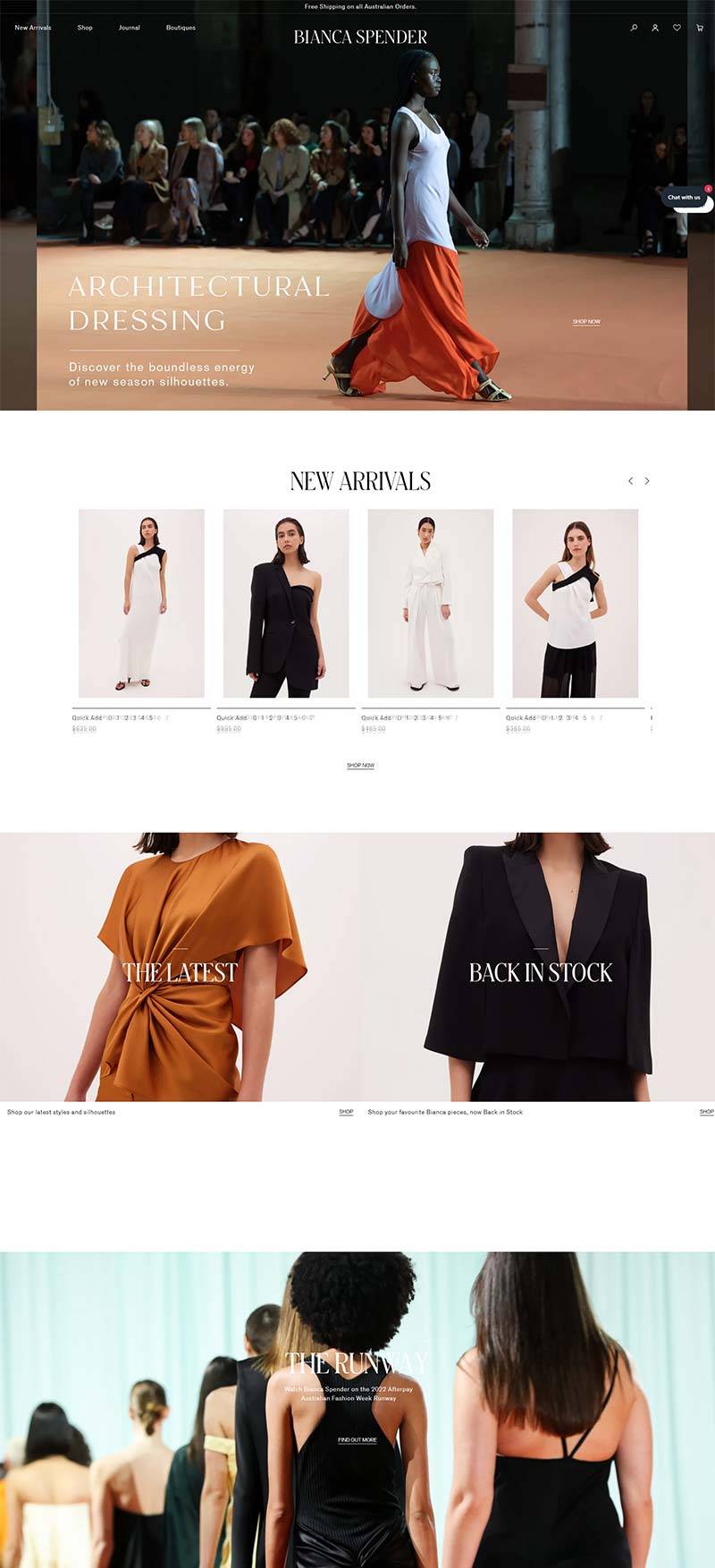 Bianca Spender 澳大利亚设计师女装购物网站