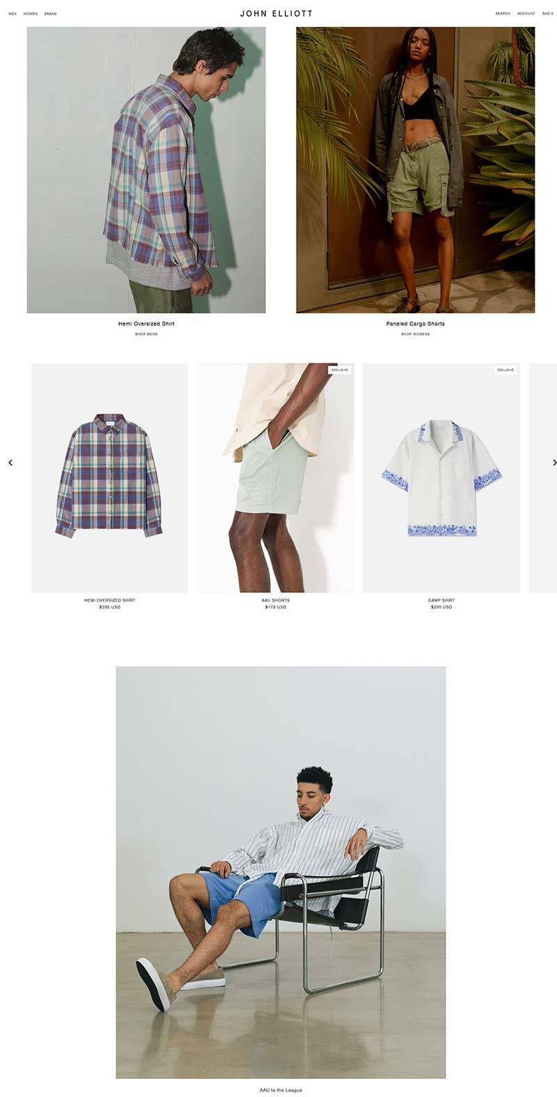JOHN ELLIOTT 美国设计师男装品牌购物网站