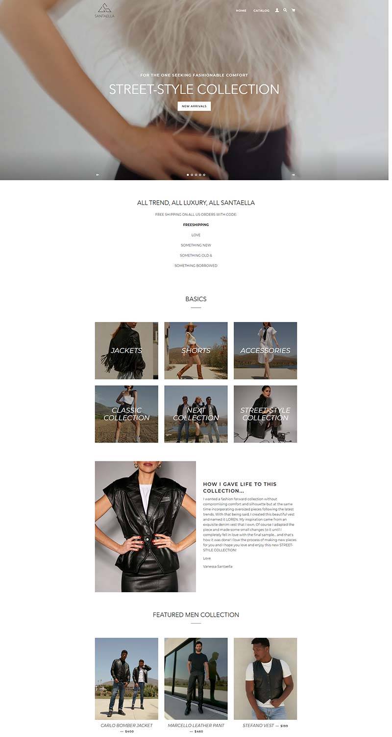 ALL SANTAELLA 美国设计师女装购物网站