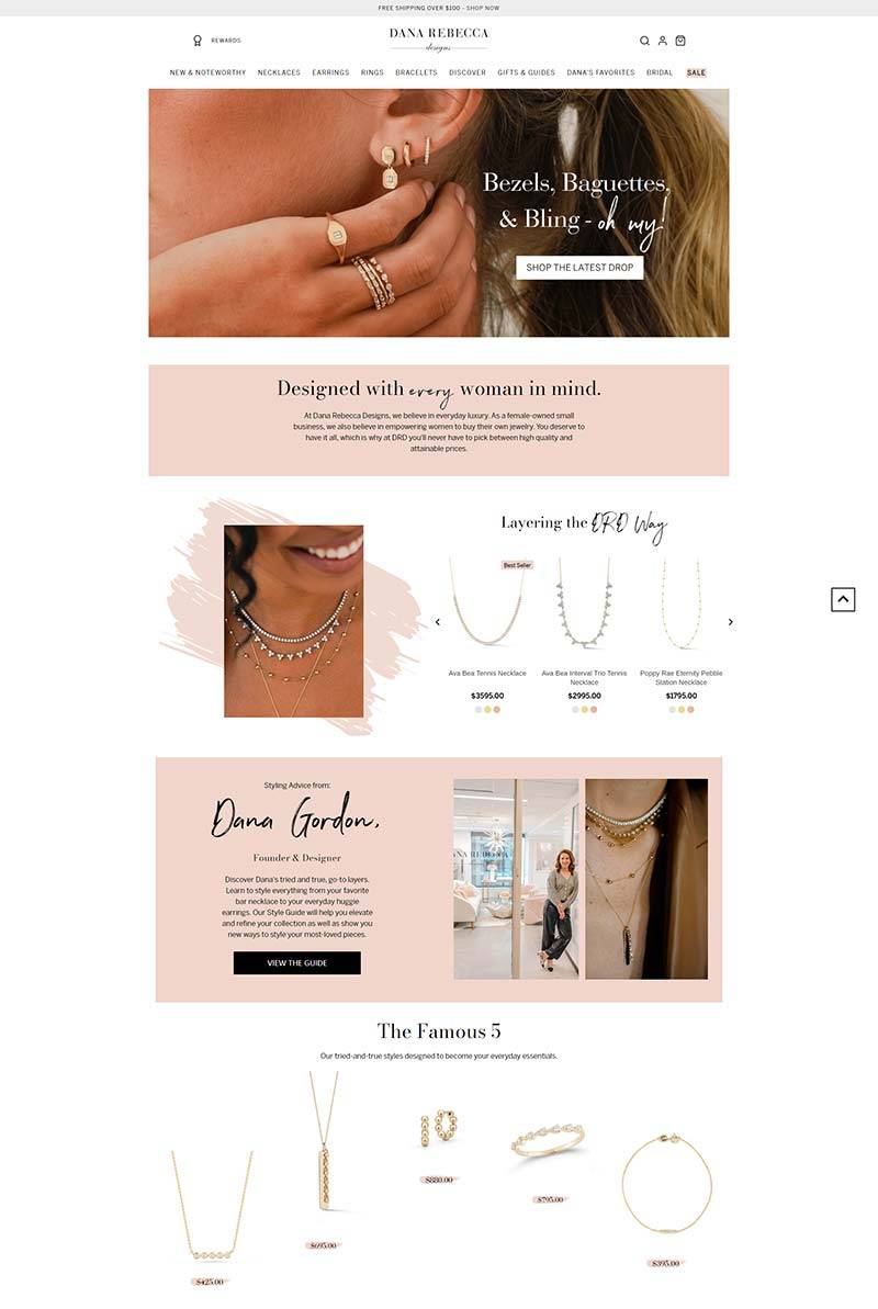 Dana Rebecca 美国珠宝设计品牌购物网站