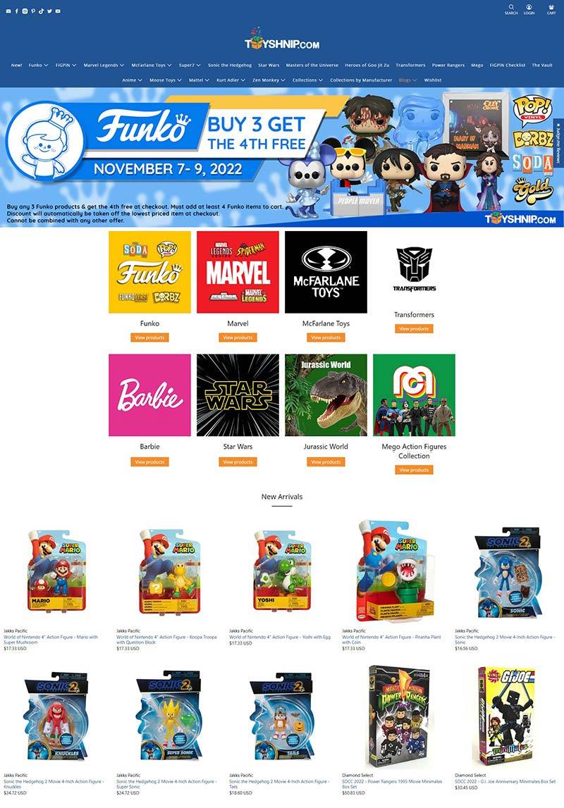 ToyShnip 美国玩具电商品牌购物网站