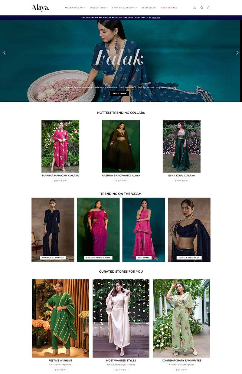 Alaya by Stage 3 印度设计师平价女装购物网站