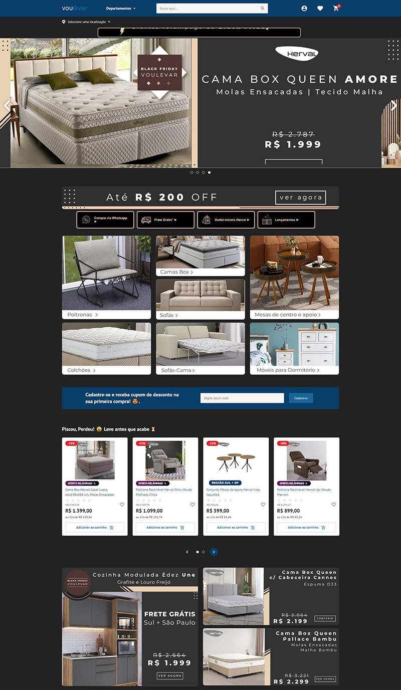 VouLevar BR 巴西居家床垫品牌购物网站