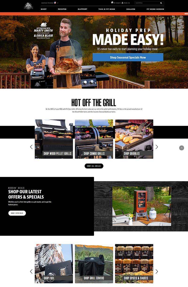 Pit Boss Grills 美国烧烤架专营购物网站